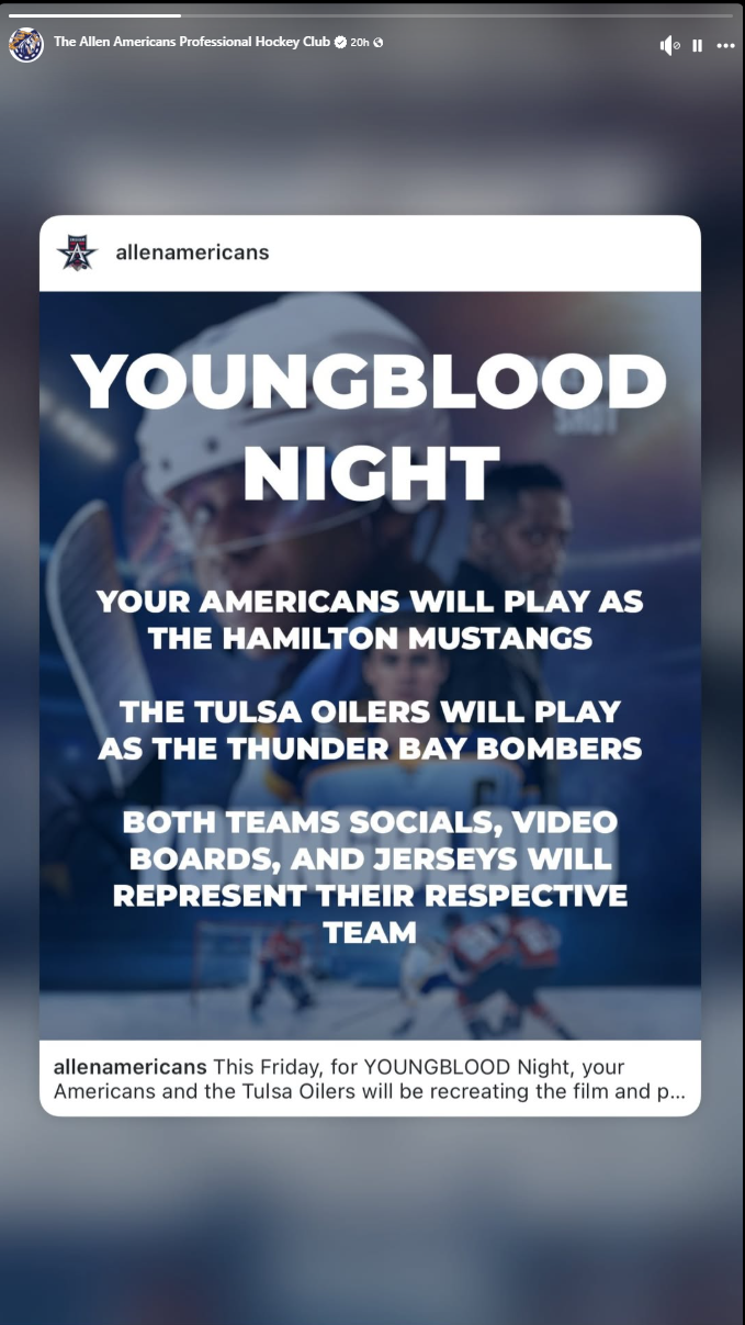 Allen Americans - Facebook Story